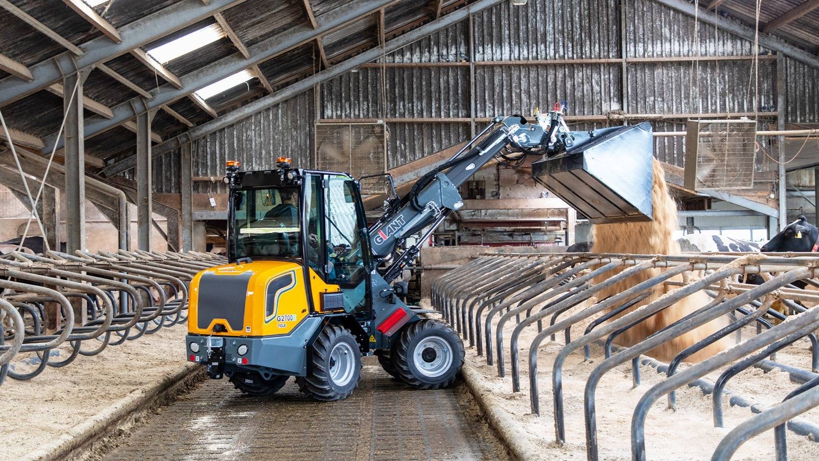 GIANT telescooplader aan het werk in de bouw en infra