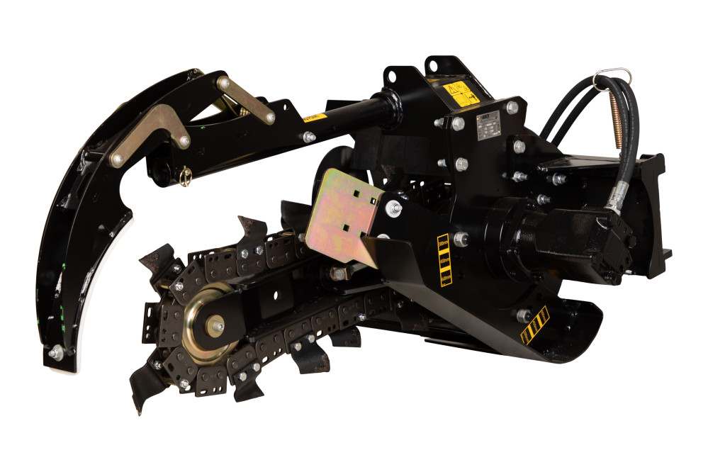 GIANT Kettinggraver – aanbouwdeel voor shovel